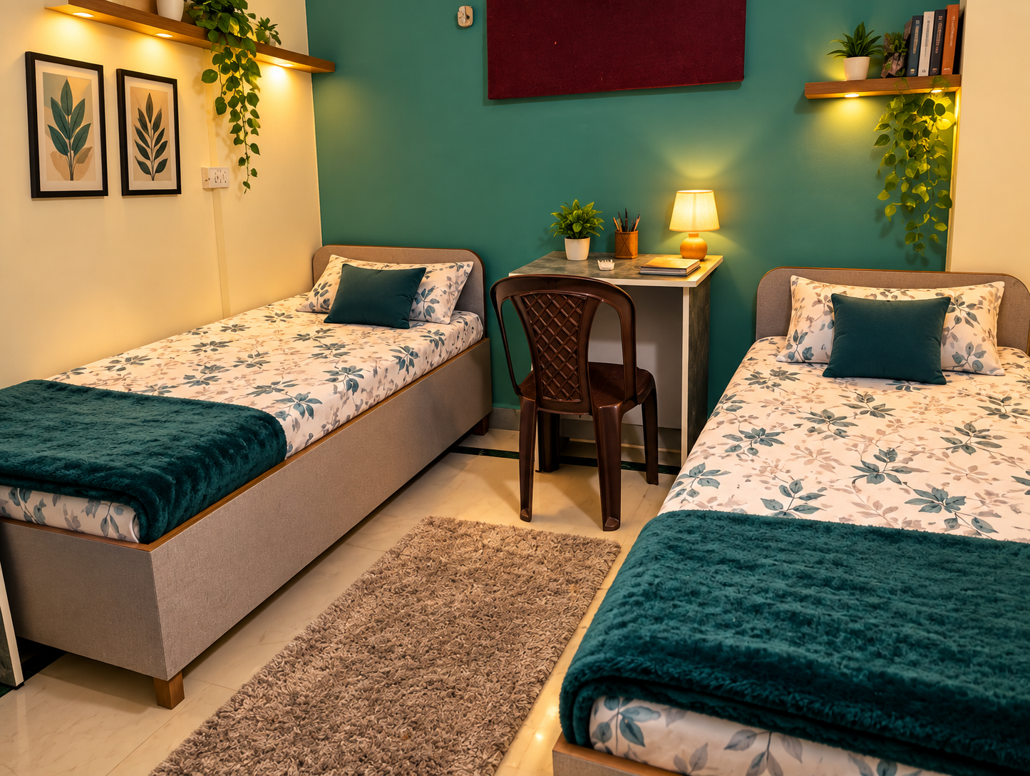 Comfortable accommodation room